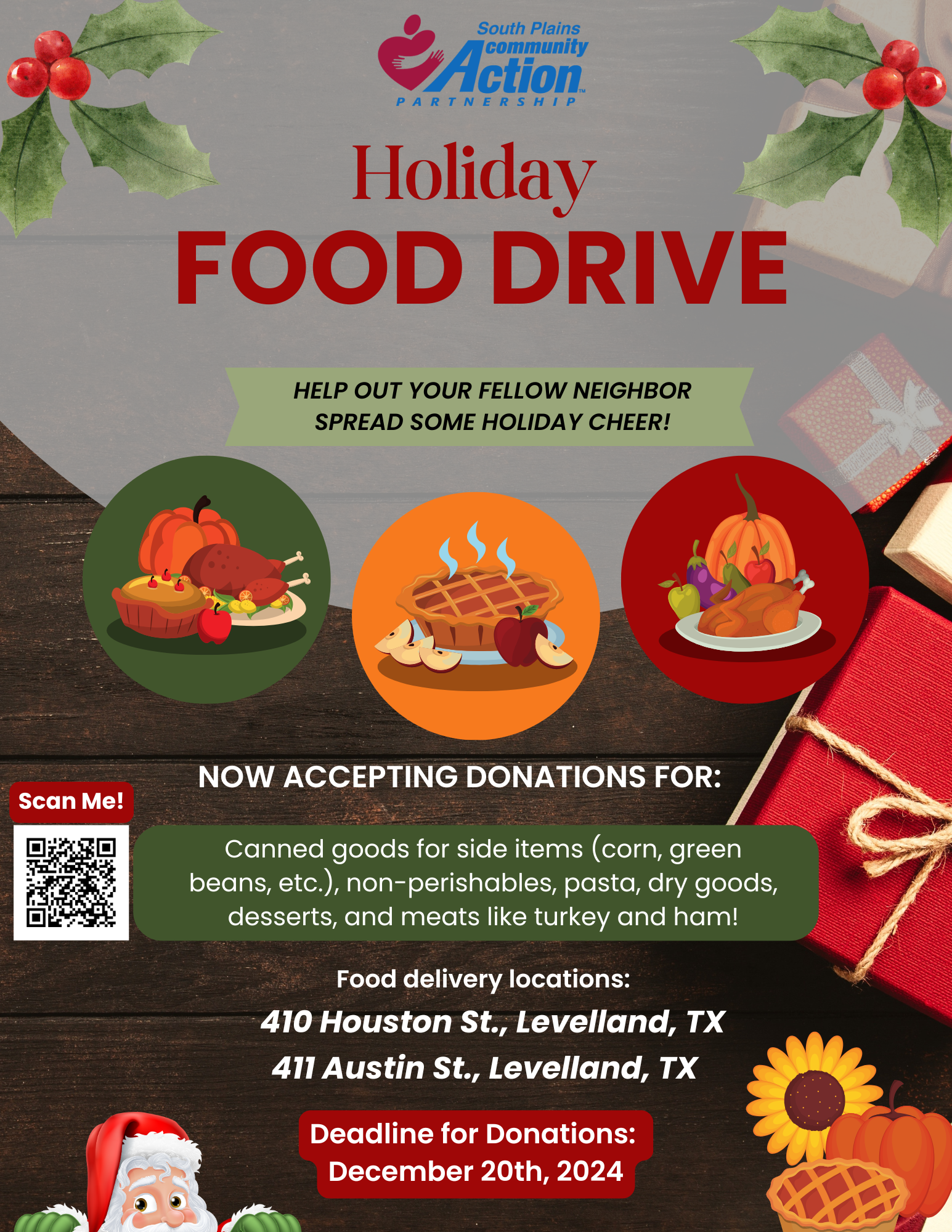 SPCAA Hosts Holiday Food Drive